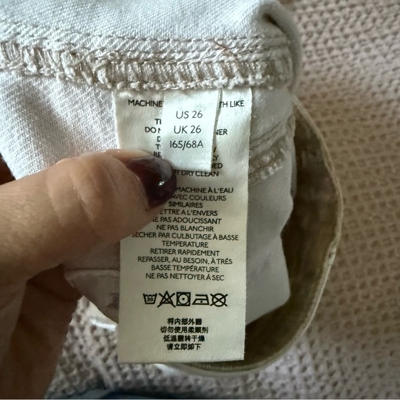 Pilcro by Anthropologie The Camp Wanderer Patchwork Embroidered Cargo Pant Sz 26 - Picture 7 of 13